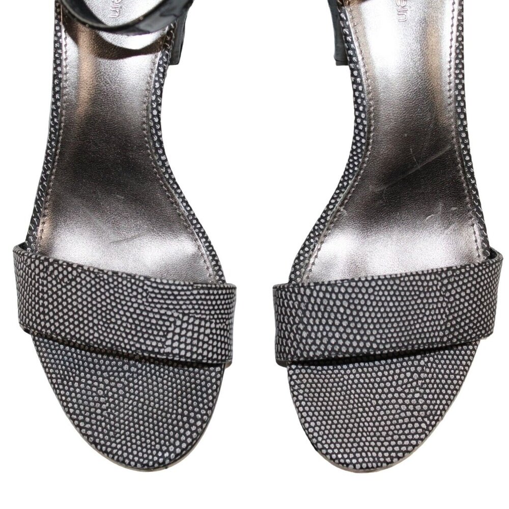 Calvin Klein Women Sz 8.5M Peep Toe Strappy Block - Picture 4 of 12